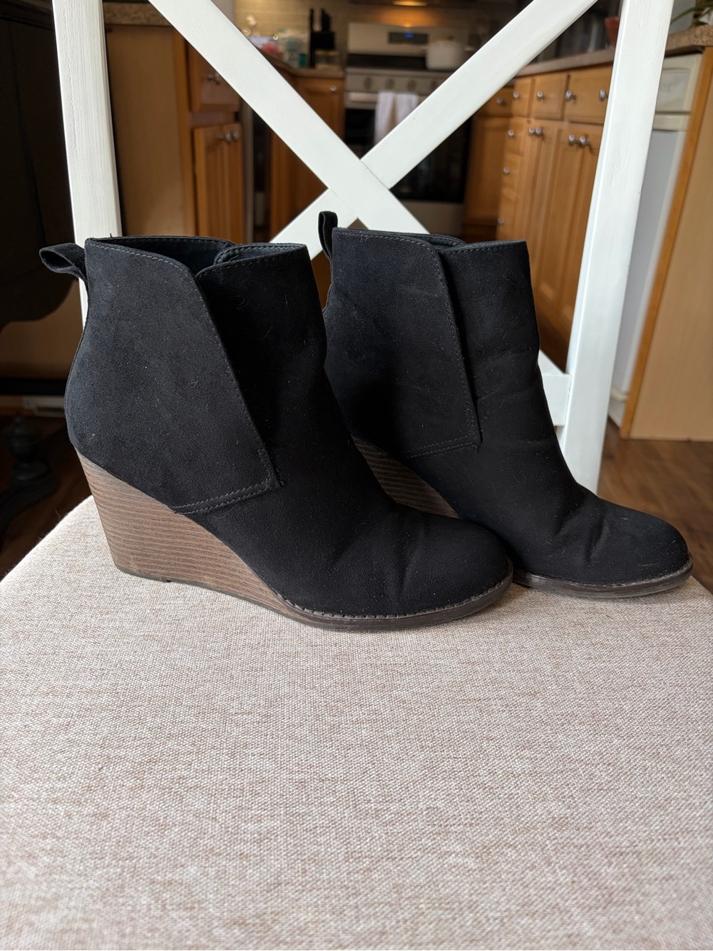 Target Black Wedge Ankle Booties